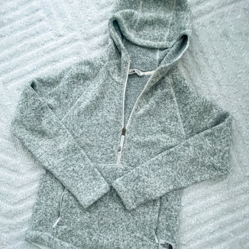 NWOT - Youth Girl’s The North Face Wool Zip Up Hoodie